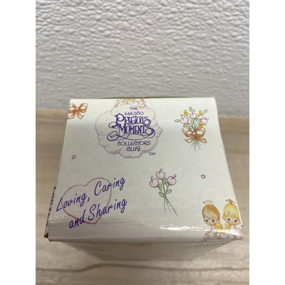 Vtg 1994 Enesco Precious Moments You Are The End Of My Rainbow Ornament Figurine